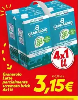 Iper Super Conveniente Granarolo Latte parzialmente scremato brick offerta