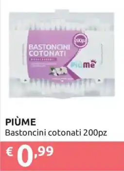 Ipersoap Bastoncini cotonati Piùme offerta