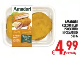 Deco Maxistore Amadori Cordon Bleu Prosciutto e Formaggio offerta