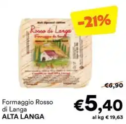 Unes Formaggio Rosso di Langa offerta