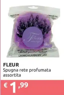 Ipersoap FLEUR Spugna rete profumata offerta
