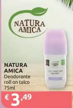 Ipersoap NATURA AMICA Deodorante roll on talco offerta