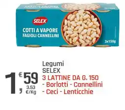 Supermercati Dok Legumi SELEX offerta