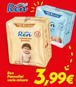 Iper Super Conveniente Ren Pannolini Junior offerta