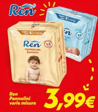 Iper Super Conveniente Ren Pannolini Junior offerta
