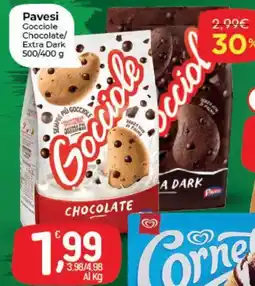 Crai Pavesi Gocciole Chocolate/ Extra Dark offerta