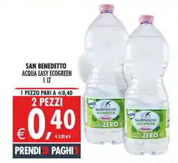 Deco Superstore San Benedetto Acqua Easy Ecogreen offerta