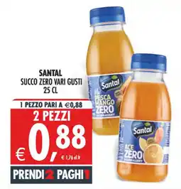Deco Superstore Santal Succo Zero Vari Gusti offerta