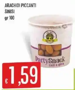 Sisa Arachidi Piccanti Sinisi offerta