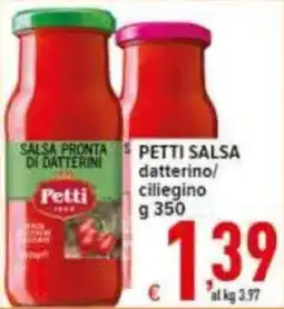 Iper Triscount PETTI SALSA datterino/ciliegino offerta