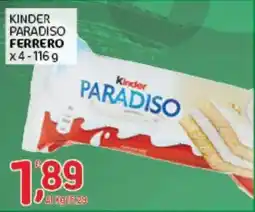 Crai Kinder Paradiso offerta