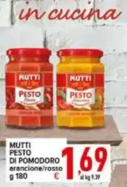 Iper Triscount MUTTI PESTO DI POMODORO offerta
