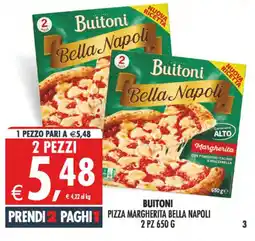 Deco Superstore Buitoni PIZZA MARGHERITA BELLA NAPOLI offerta
