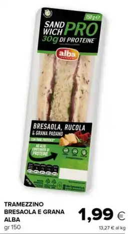Oasi TRAMEZZINO BRESAOLA E GRANA ALBA offerta
