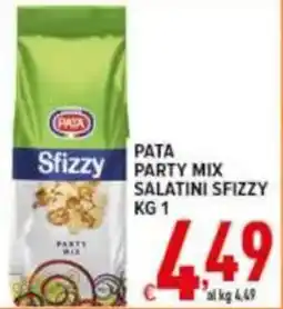 Iper Triscount PATA PARTY MIX SALATINI SFIZZY offerta