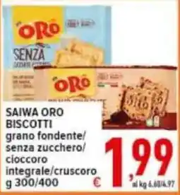 Iper Triscount SAIWA ORO BISCOTTI offerta