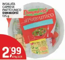 Crai Insalata Caprese Piatto Unico Dimmidisi offerta
