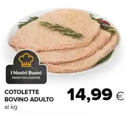 Oasi I Nostri Buoni COTOLETTE BOVINO ADULTO offerta