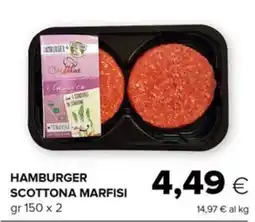 Oasi HAMBURGER SCOTTONA MARFISI offerta