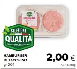 Oasi HAMBURGER DI TACCHINO offerta