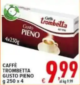 Iper Triscount Caffè Trombetta Gusto Pieno offerta