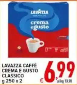 Iper Triscount LAVAZZA CAFFÈ CREMA E GUSTO CLASSICO offerta