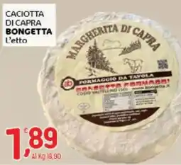 Crai Caciotta di capra Bongetta offerta