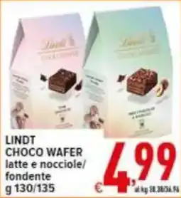 Iper Triscount LINDT CHOCO WAFER offerta