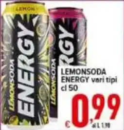 Iper Triscount Lemonsoda Energy offerta