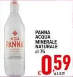 Iper Triscount Panna Acqua Minerale Naturale offerta