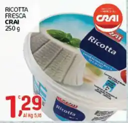 Crai Ricotta Fresca Crai offerta
