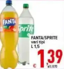 Iper Triscount Fanta/sprite offerta