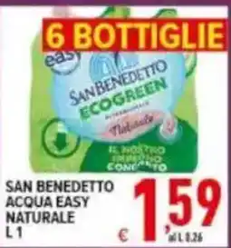 Iper Triscount SAN BENEDETTO ACQUA EASY NATURALE offerta