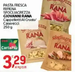 Crai Pasta Fresca Ripiena Sfogliagrezza Giovanni Rana offerta