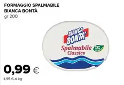 Oasi Formaggio spalmabile Bianca Bontà offerta