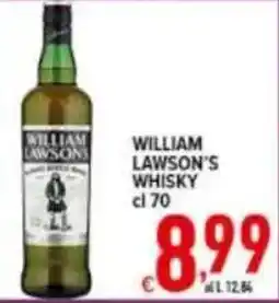 Iper Triscount WILLIAM LAWSON'S WHISKY offerta