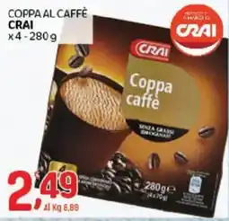 Crai Coppa al caffè CRAI offerta