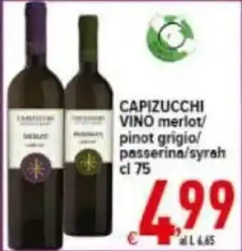 Iper Triscount CAPIZUCCHI VINO offerta