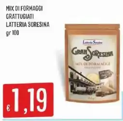 Sisa Mix di formaggi gratuggiati Lattoria SoreSina offerta