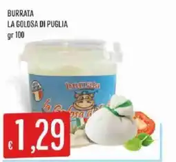 Sisa Burrata La Golosa di Puglia offerta