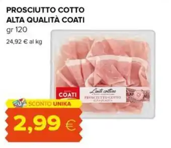 Oasi Prosciutto cotto alta qualità coati offerta