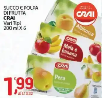 Succo e polpa di frutta CRAI