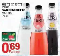 Crai Bibite Cassate Zero San Benedetto offerta