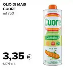 Oasi Olio di mais Cuore offerta