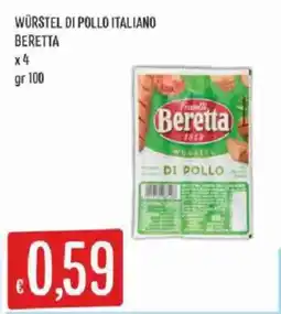 Sisa Würstel di pollo italiano Beretta offerta
