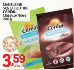 Crai Madeleine senza glutine Céréal offerta