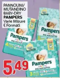 Crai Pampers Baby-Dry offerta