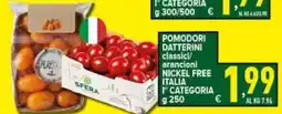 Iper Triscount Pomodori datterini classici/arancioni Nickel Free Italia offerta