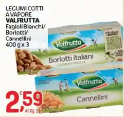 Crai Legumi cotti a vapore Valfrutta offerta