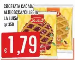 Sisa Crostata Cacao/Albicocca/Ciliegia La Luisa offerta
